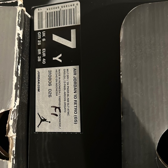 2013 Authentic Air Jordan Retro 10 Grey & Blue - Picture 2 of 5